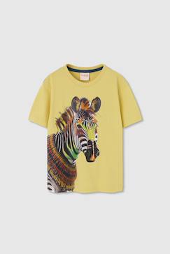 T-shirt enfant coton zèbre  - vertbaudet enfant