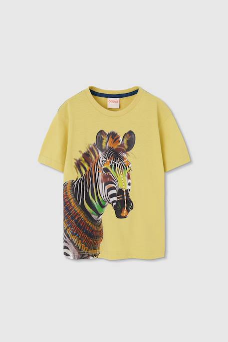 Garçon-T-shirt enfant coton zèbre