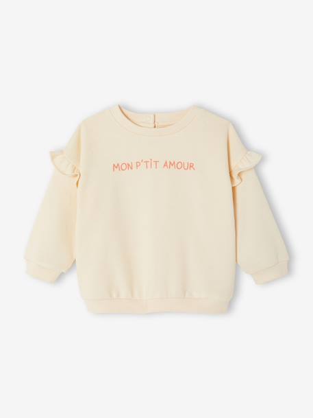 Bébé-Pull, gilet, sweat-Sweat bébé fille personnalisable