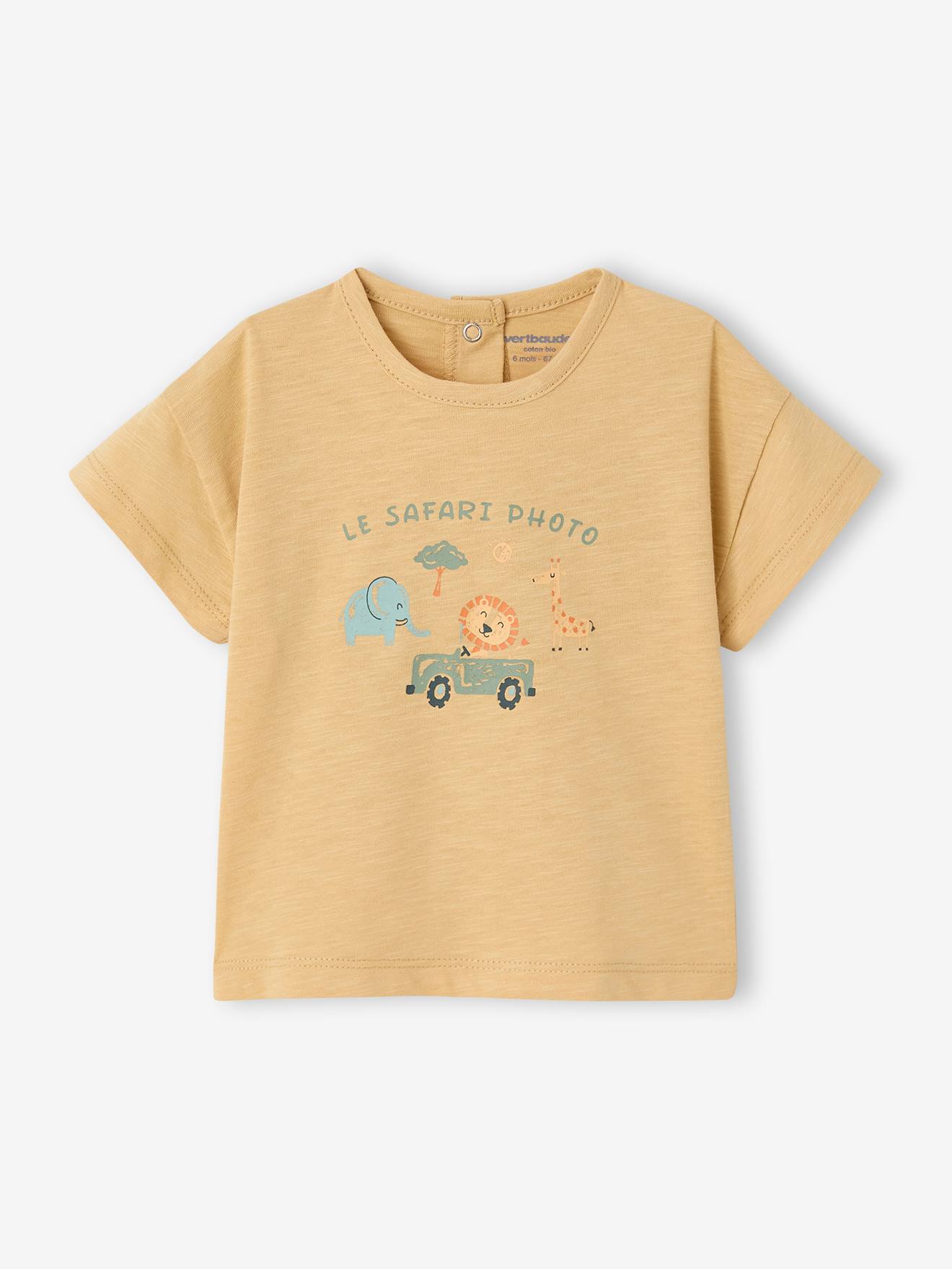 T-shirt bébé garçon safari cappuccino