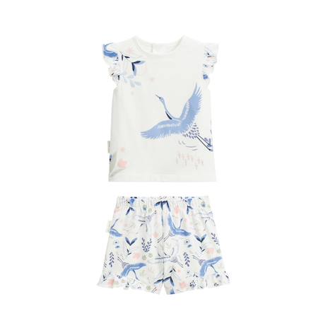 Pyjama bébé 2 pièces manches courtes tiana Bleu 2 - vertbaudet enfant 