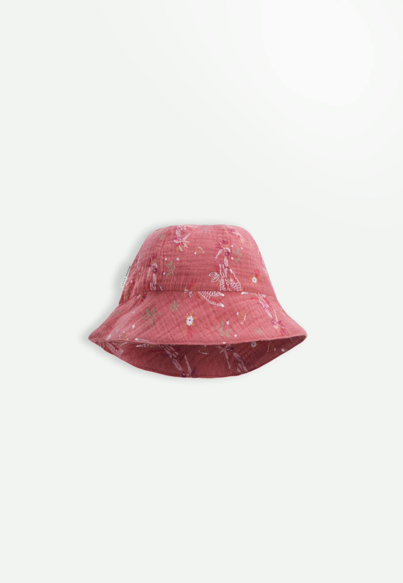 Bob bébé en gaze de coton fiesta terracotta