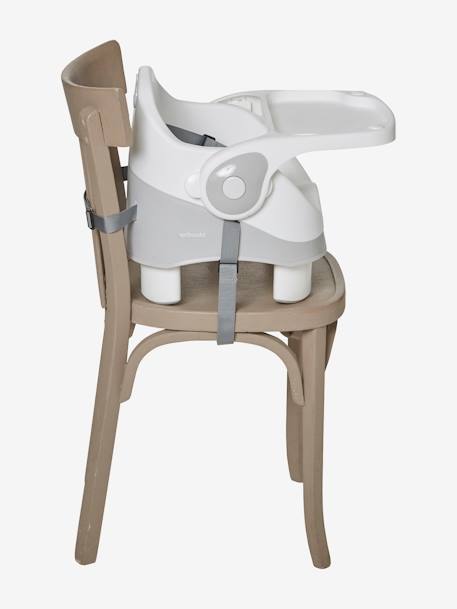Rehausseur de chaise rigide gris/blanc 3 - vertbaudet enfant 