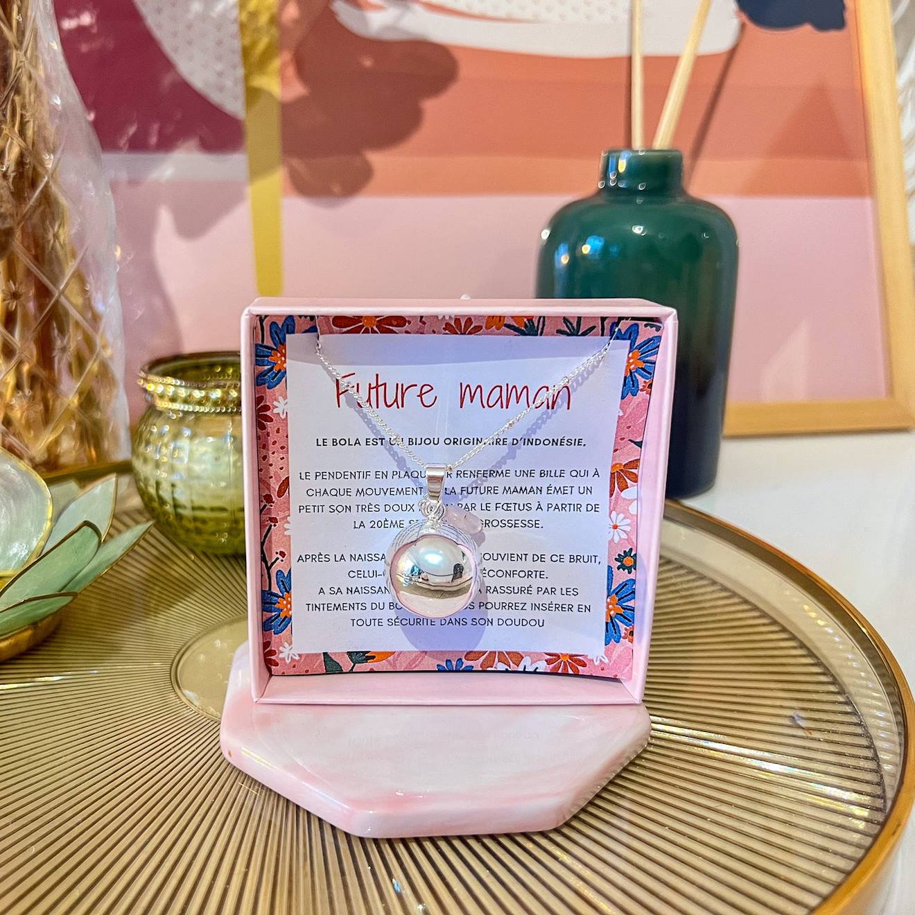 Bola De Grossesse Argent Quartz Argent (A Mes Copines) - Image 1