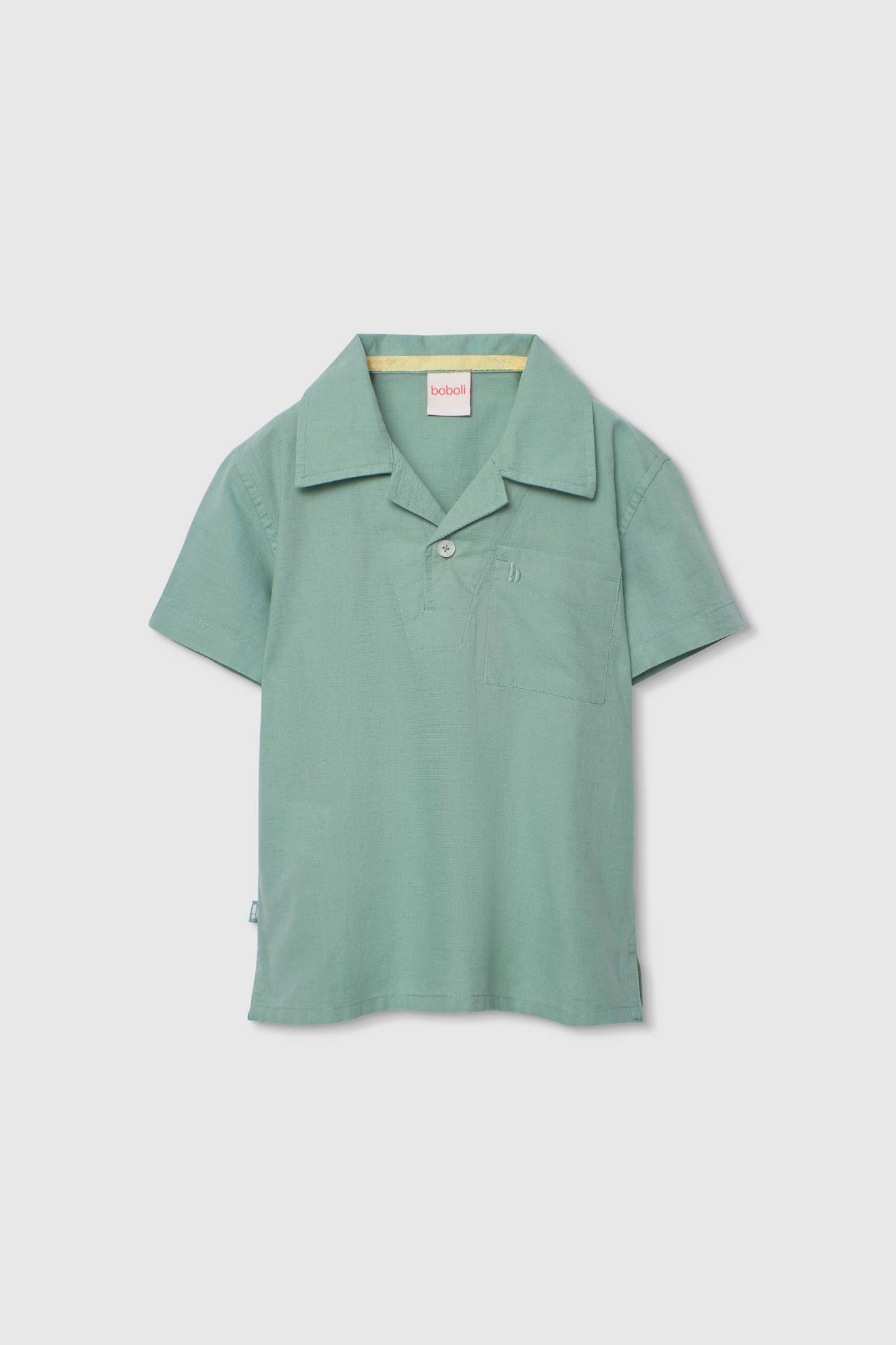 Polo Enfant Lin Vert 18 €