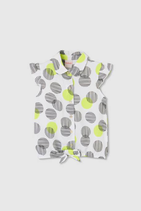 Fille-Chemise, blouse, tunique-Chemise à manches courtes