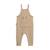 Salopette bébé en tricot hello baby Sable 2 - vertbaudet enfant 