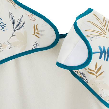 Bavoir tablier manches longues gribouille Ecru 4 - vertbaudet enfant 