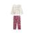 Pyjama enfant 2 pièces en velours mila Ecru 2 - vertbaudet enfant 