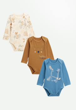 Bébé-Body-Lot de 3 bodies bébé manches longues constellation