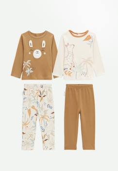 Lot de 2 pyjamas bébé lamascotte  - vertbaudet enfant