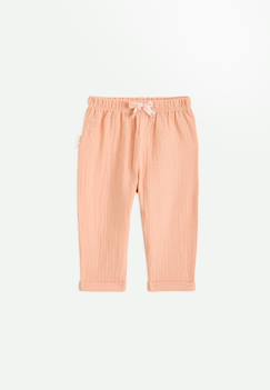 Bébé-Pantalon, jean-Pantalon bébé en gaze de coton santa giulia