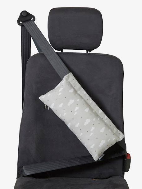 Coussin de ceinture de sécurité enfant gris 1 - vertbaudet enfant 