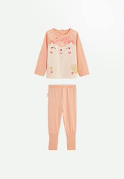 -Pyjama enfant 2 pièces à pieds retroussables santa giulia