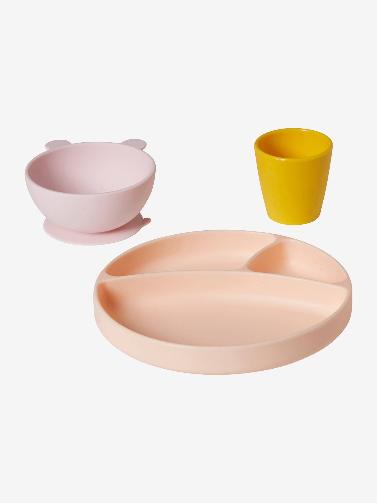 Coffret Repas En Silicone Set Imprime Vertbaudet