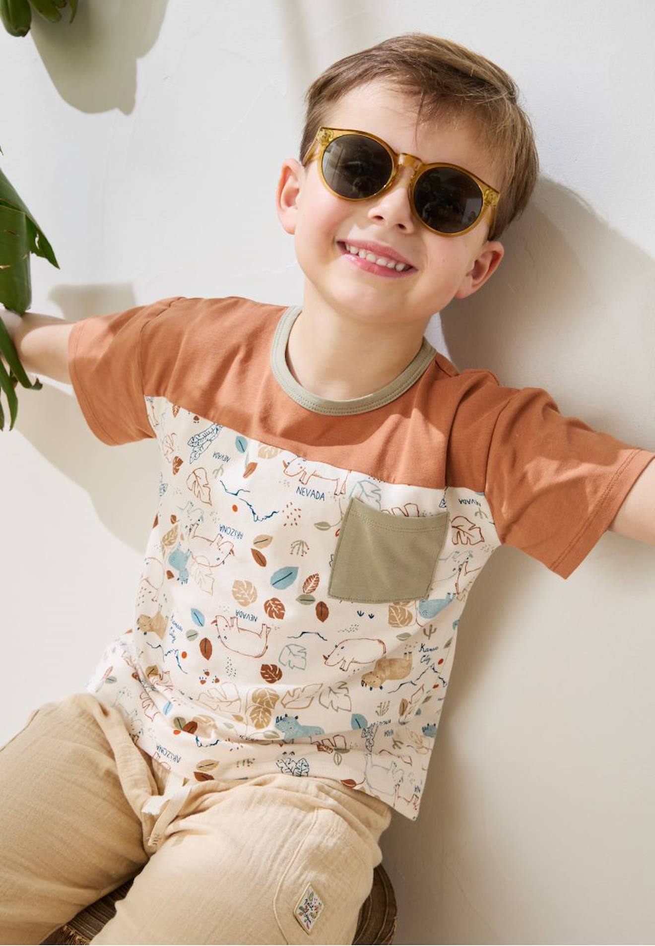 T-shirt Enfant Kansas City Camel