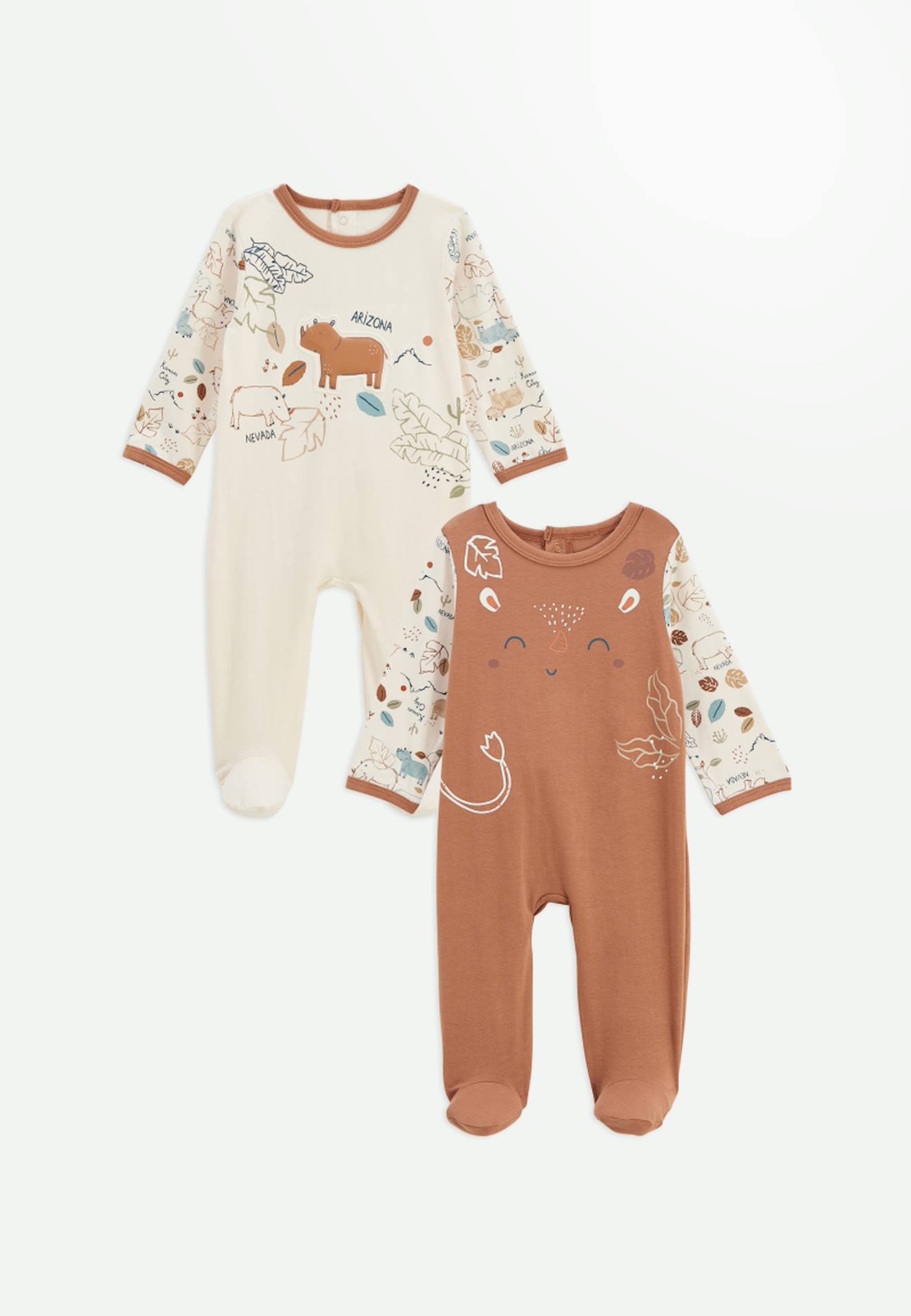 Lot De 2 Pyjamas Bb Kansas City Camel 19 €