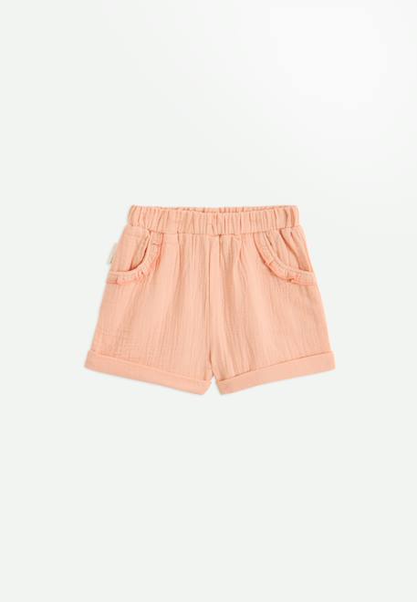 Bébé-Short enfant en gaze de coton santa giulia