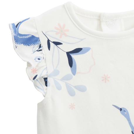 Pyjama bébé 2 pièces manches courtes tiana Bleu 4 - vertbaudet enfant 
