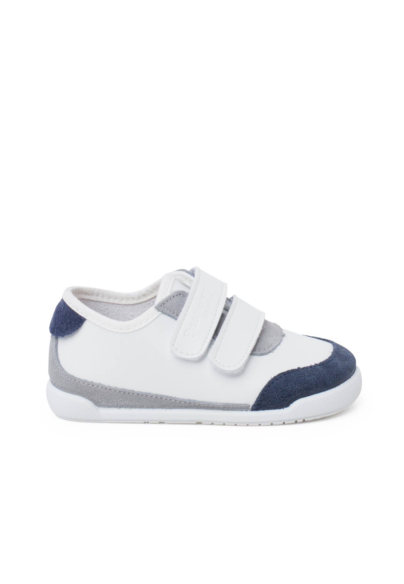 Baskets Barefoot Combinées Blanc Et Marine