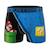Lot de 3 boxers  super mario bros Bleu/rouge/noir 2 - vertbaudet enfant 
