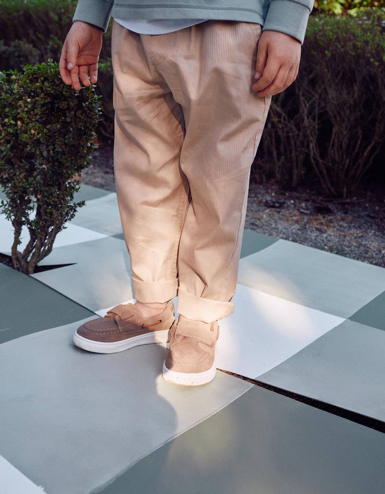 Pantalon Baggy En Coton Facile Enfiler Bs Beige 17 €