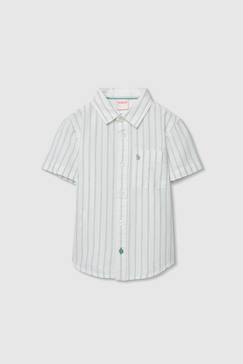 -Chemise  en lin rayé