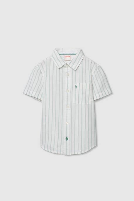 Garçon-Chemise  en lin rayé