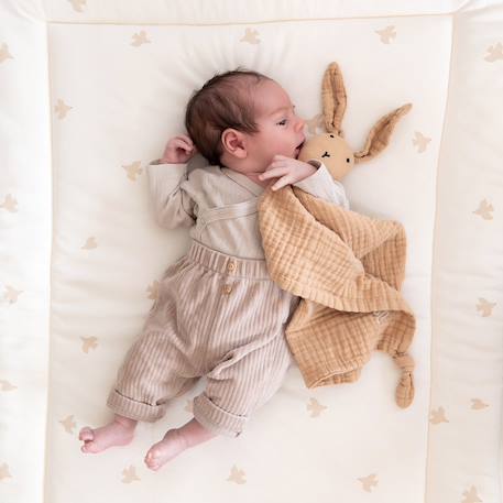 Tapis de parc et jeu - jersey moelleux Flower print+Gold dots print+Piuma ecru+Piuma moka+Stars grizou 14 - vertbaudet enfant 
