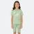 Ensemble fille t-shirt manches courtes et bermuda Beige+Fushia+Rosatre+Vert 11 - vertbaudet enfant 