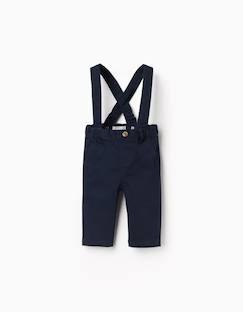 Bébé-Pantalon, jean-Pantalon en sergé avec bretelles