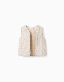 Bébé-Manteau, combipilote, nid d'ange-Manteau-Gilet rembourré en coton à motif