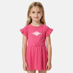 -Robe fille manches courtes