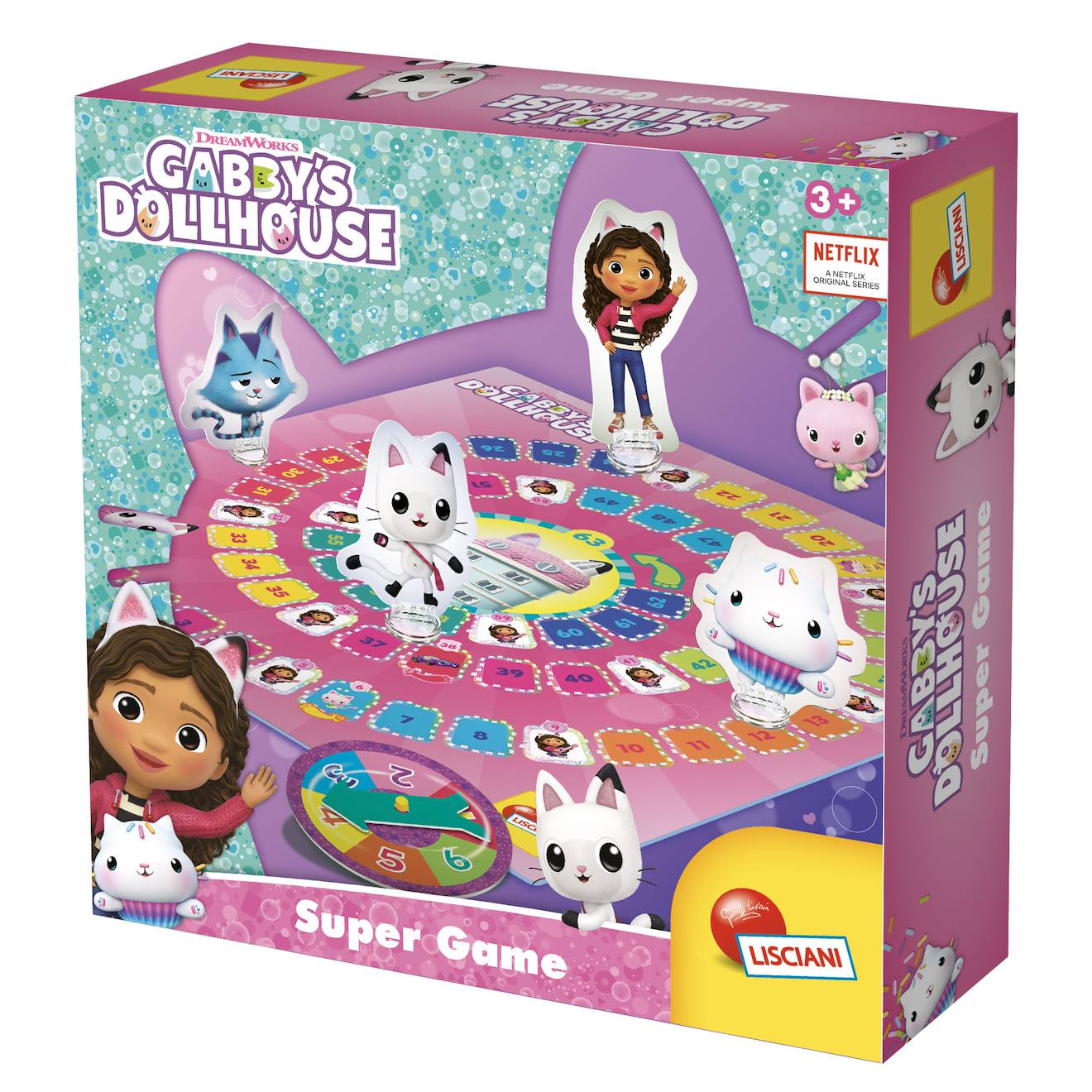 Gabby’s Dollhouse – Jeu De L’oie Coloré Pour Les Tout-petits Multicolore