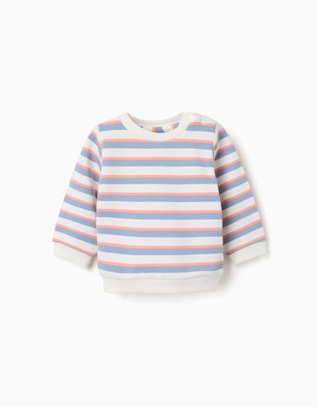 Bébé-Sweat en coton à rayures