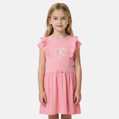 -Robe fille manches courtes