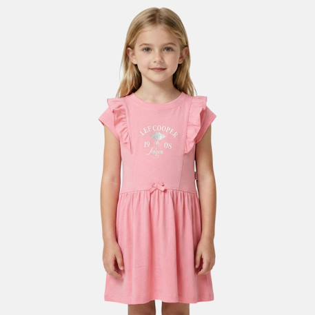 Fille-Robe fille manches courtes