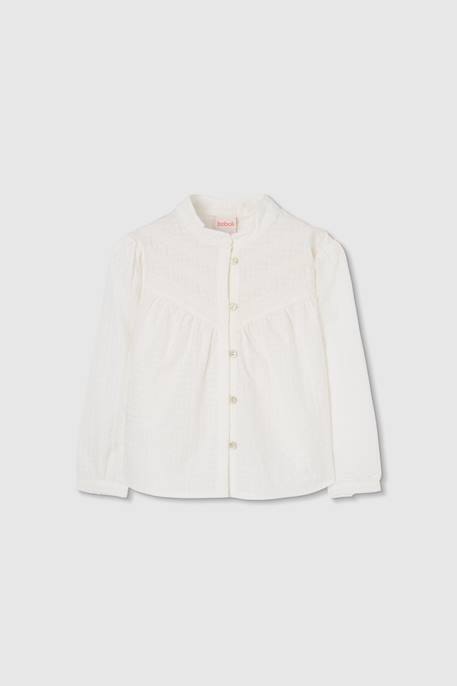 Chemise fille coton  - vertbaudet enfant