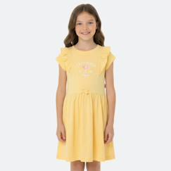 -Robe fille manches courtes