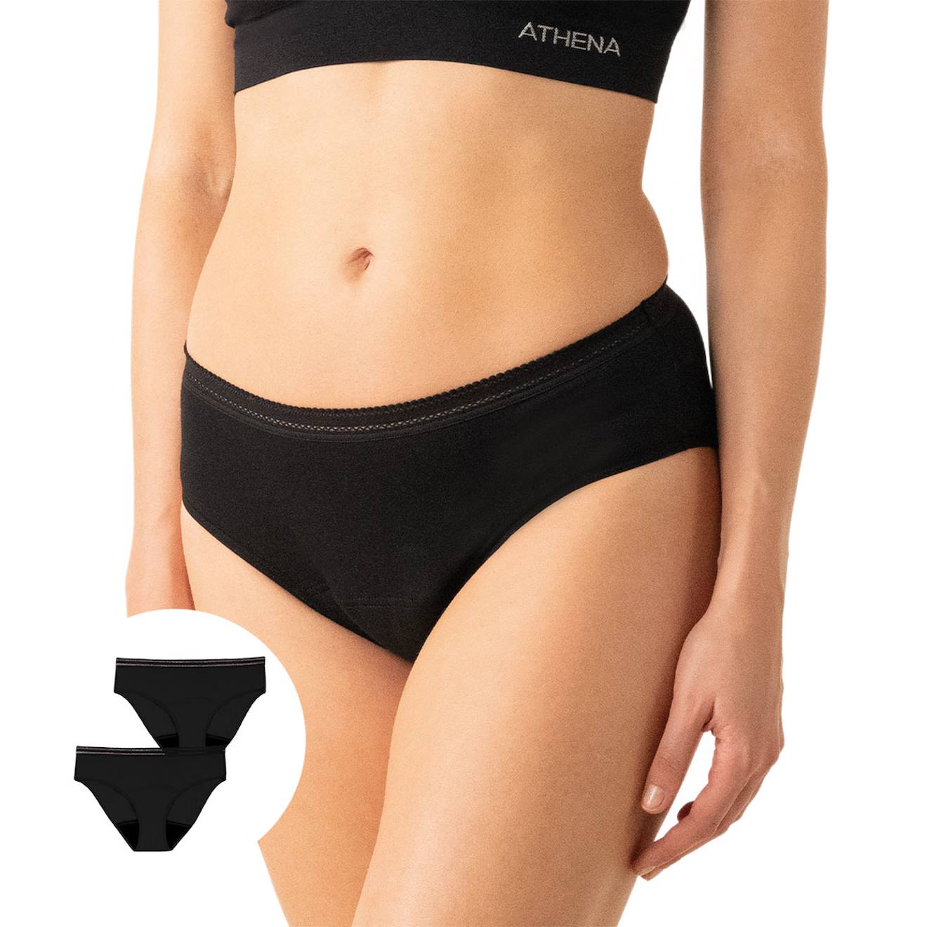 Lot De 2 Culottes Menstruelles Femme Noir