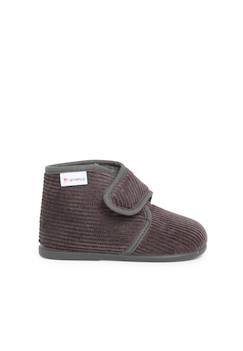 Chaussures-Chaussures bébé 17-26-Chaussons en velours côtelé à scratch