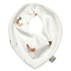 Puériculture-Bavoir bandana en coton gallina