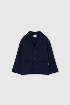 -Blazer garçon bleu marine