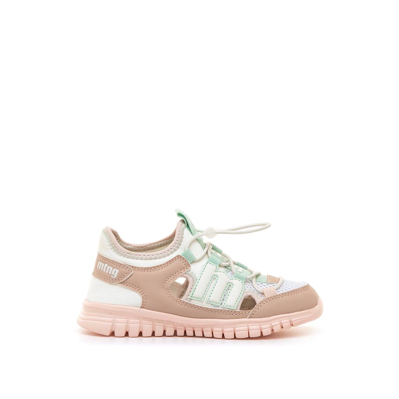 Sandales Filles Synthétique Élastique Rose Clair Sandales Filles Synthétique Élastique Rose Clair