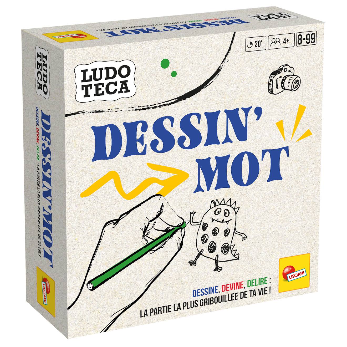 Dessin’mot – Le Jeu De Dessin, De Mémoire Et De Rapidité En Équipe Multicolore