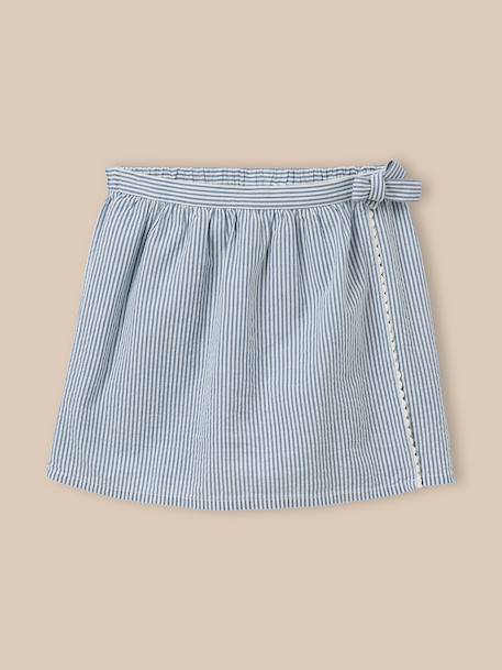 Fille-Jupe-Jupe-short en seersucker fille