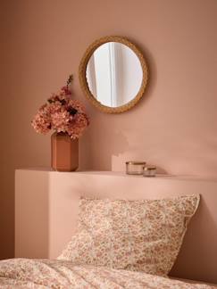 Linge de maison et décoration-Miroir en rotin tressé