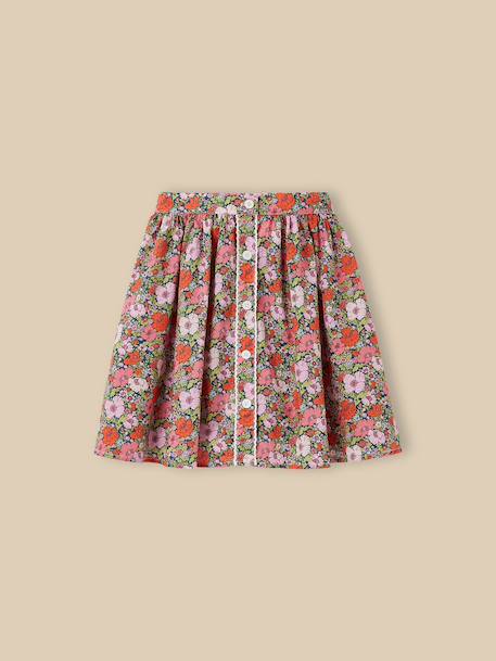 Fille-Jupe-Jupe fille en tissu liberty