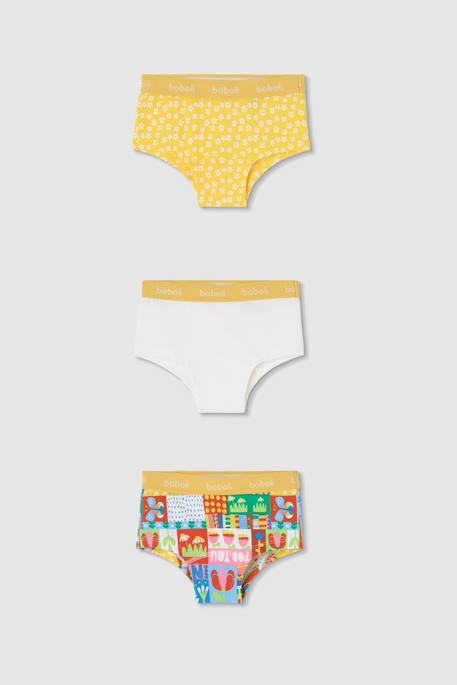Pack de 3 culottes en coton imprimé  - vertbaudet enfant