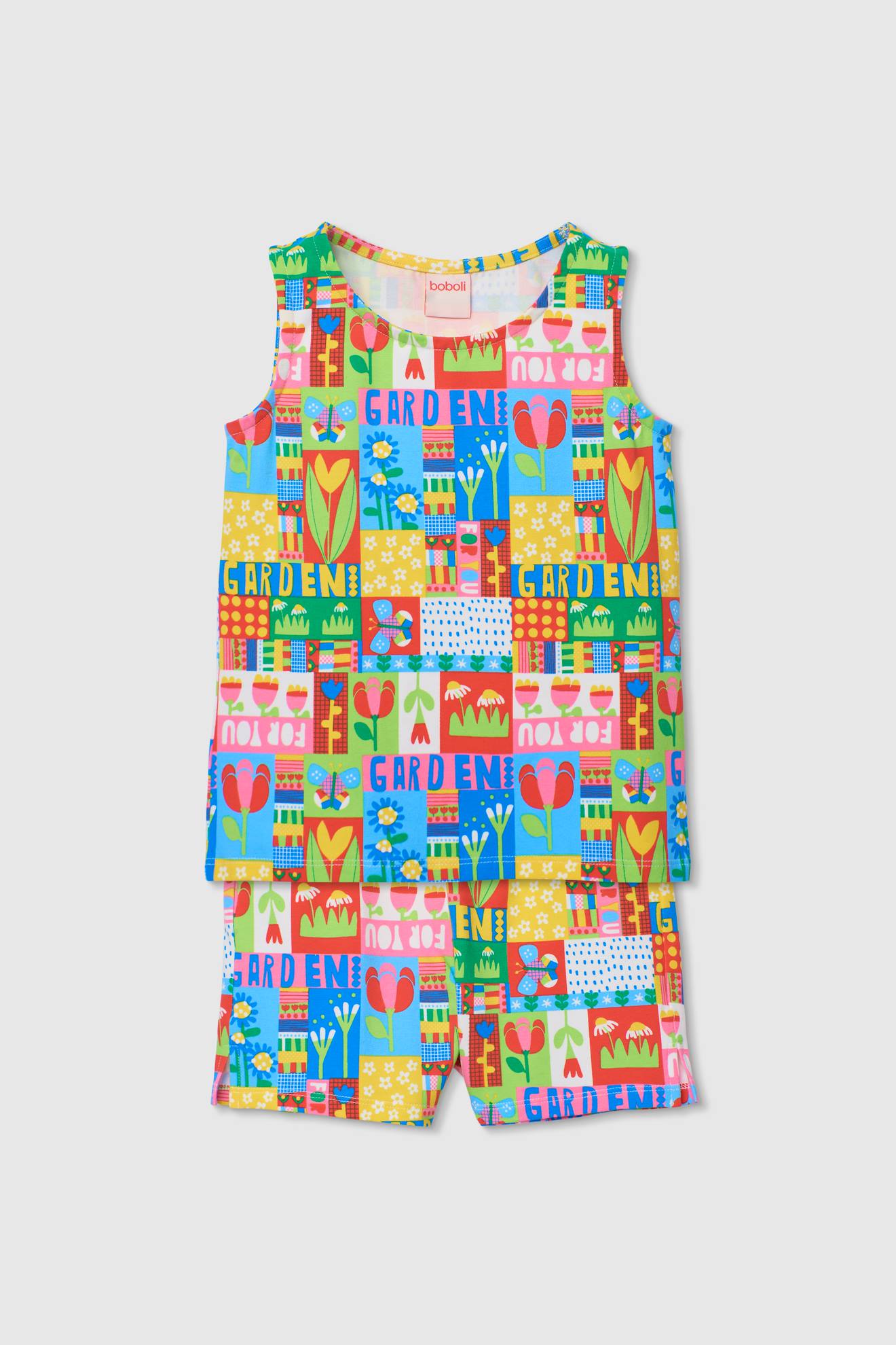 Pyjama Enfant Fille En Coton Imprim Multicolore 16$